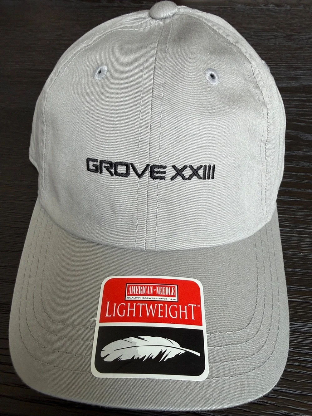 American Needle Grove XXIII Light Gray Baseball Cap